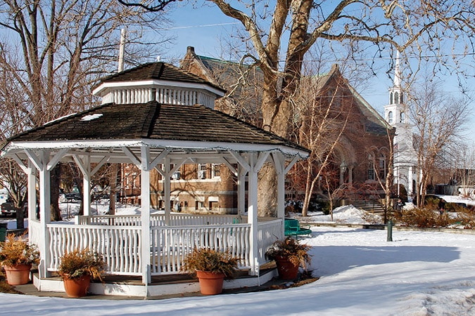 downtown Amesbury, Massachusetts