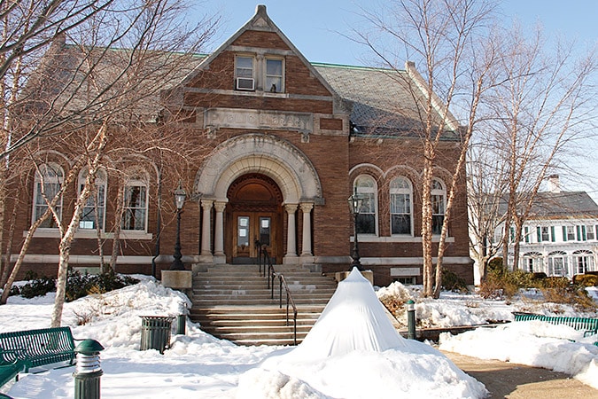 The Amesbury Library is a community gathering spot.