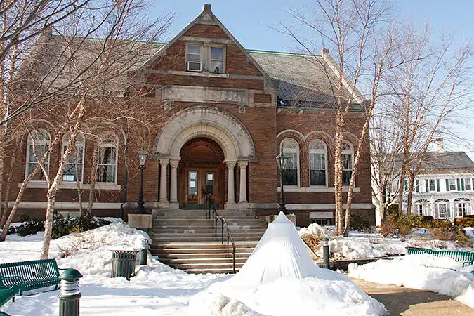 The Amesbury Library is a community gathering spot.