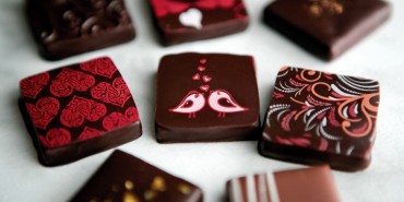 A sampling of EH Chocolatiers' Valentines collection