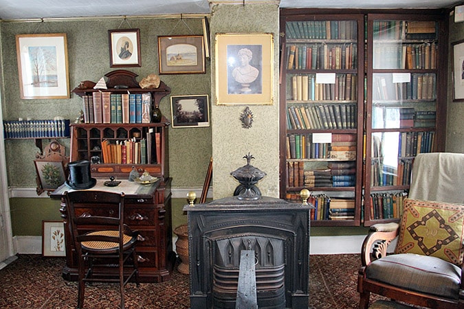 Step inside this room, and you can almost imagine John Greenleaf Whittier working away at the desk.