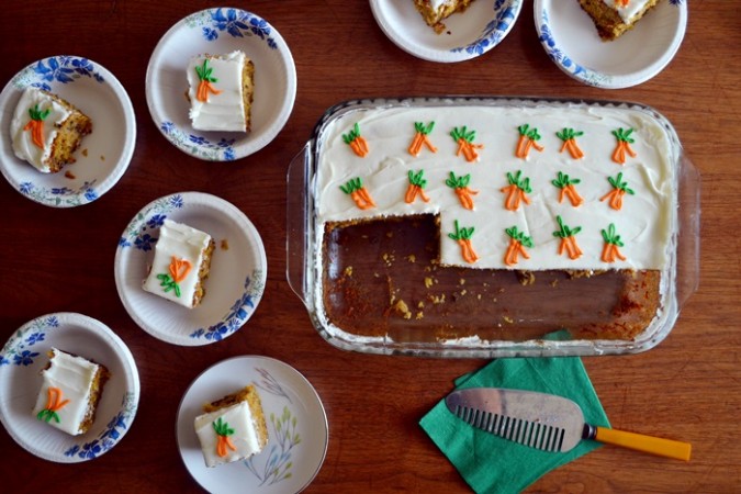 carrot cake overhead