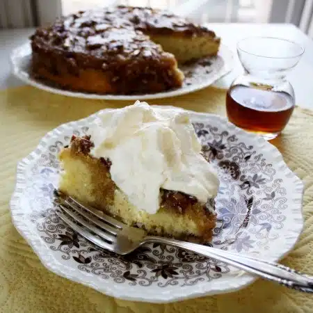 maple nut upside down cake