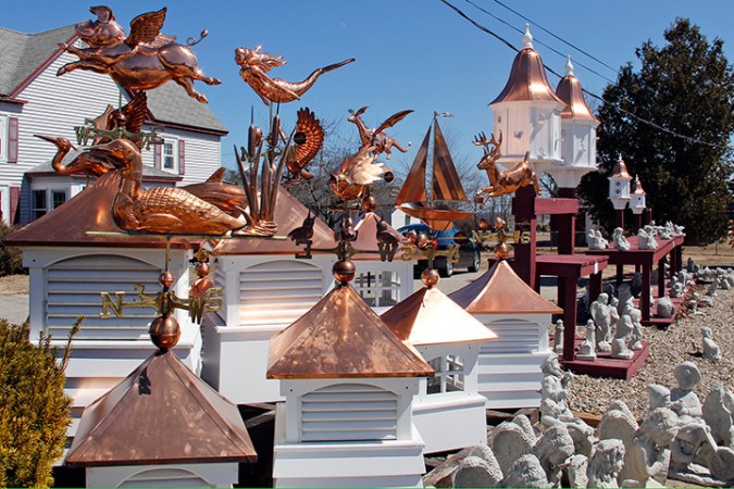 It's hard to pass by Weathervanes of Maine without stopping for a closer look. 