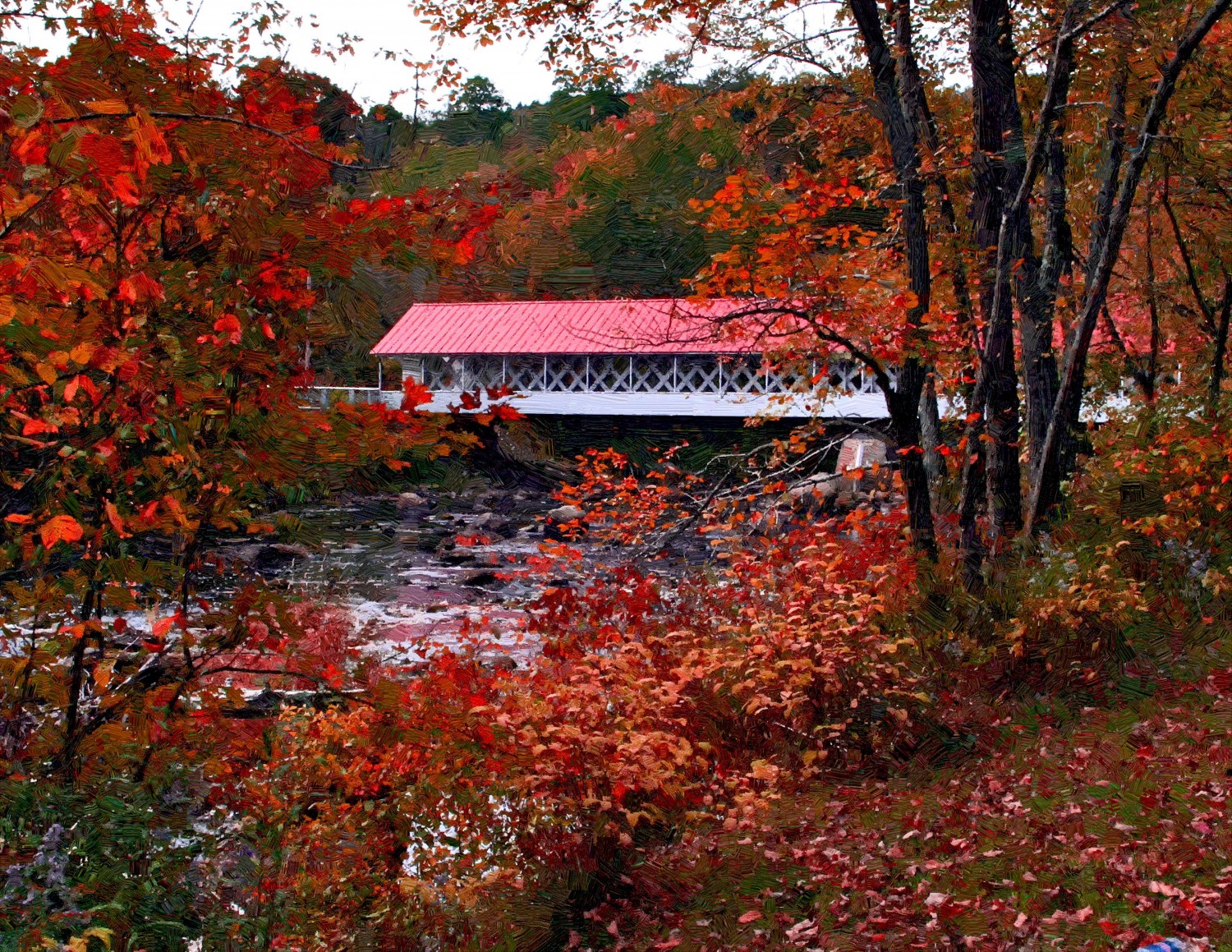 Ashuelot Covered Bridge  in Winchester, New Hampshire
