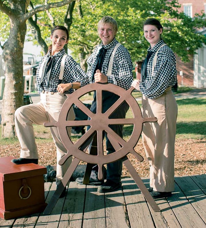 Mystic Seaport’s TaleMakers theatrical troupe.