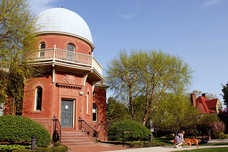 The Ladd Observatory on College Hill. 
