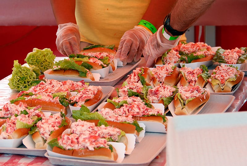 Don't want to crack open a lobster? Snap up one of these tempting lobster rolls.