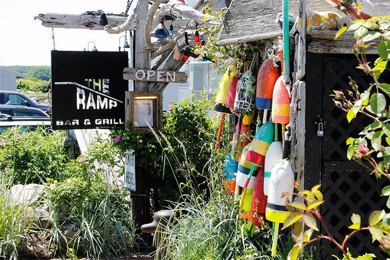 The Ramp Bar and Grill is the casual counterpart to Pier 77>