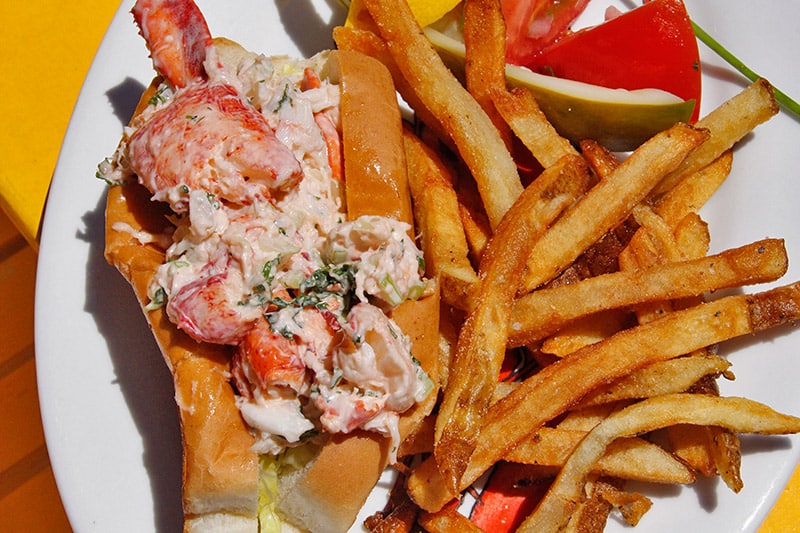 The lobster rolls at the Ramp did not disappoint.