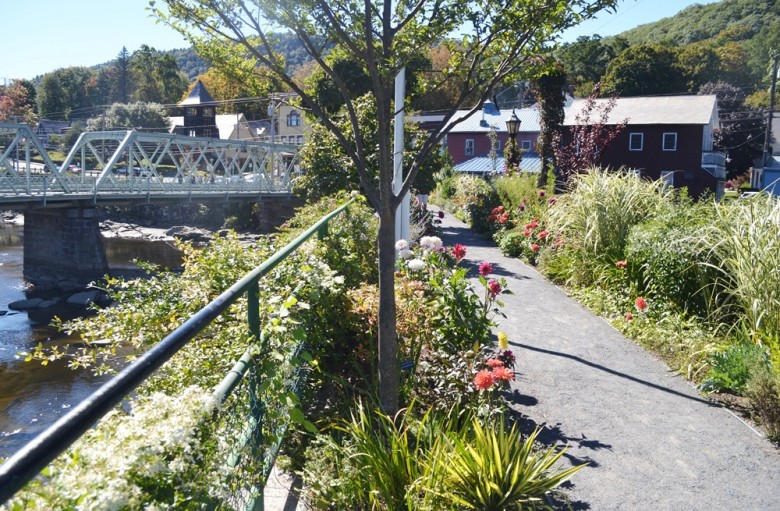 bridge of flowers