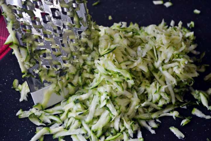 shredded zucchini