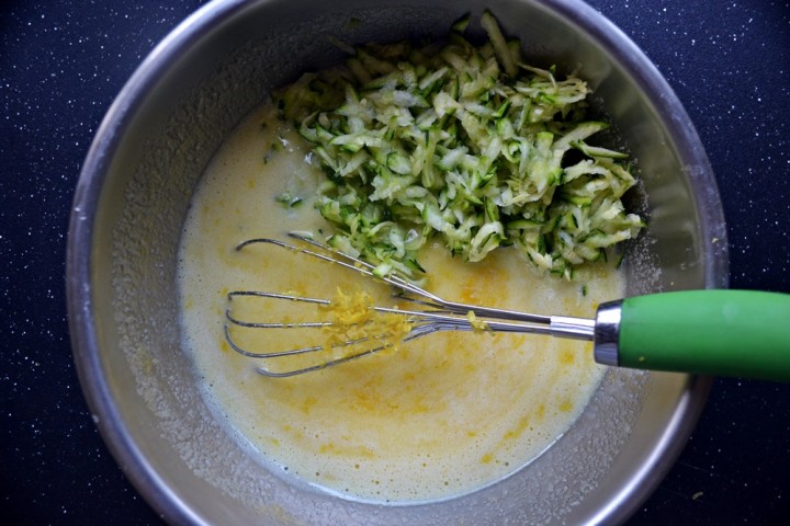 zucchini bread batter