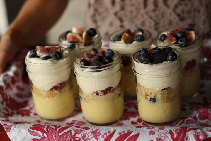 I'll admit that the "food in jars" trend is getting a little out of hand, but what can I say? They look cute.