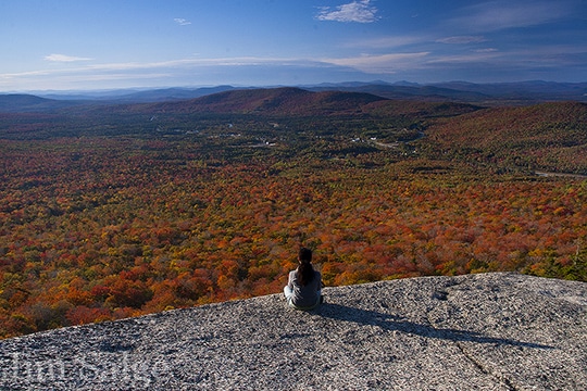 The White Mountains of New Hampshire Widely Vary in Their Peak Foliage Times Due to Their Terrain