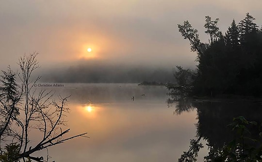A Cool Misty Morning This Past Week In Errol, NH