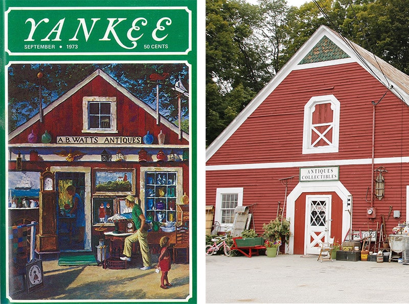 Arnold's Antiques bears a resemblance to Yankee's September 1973 cover.