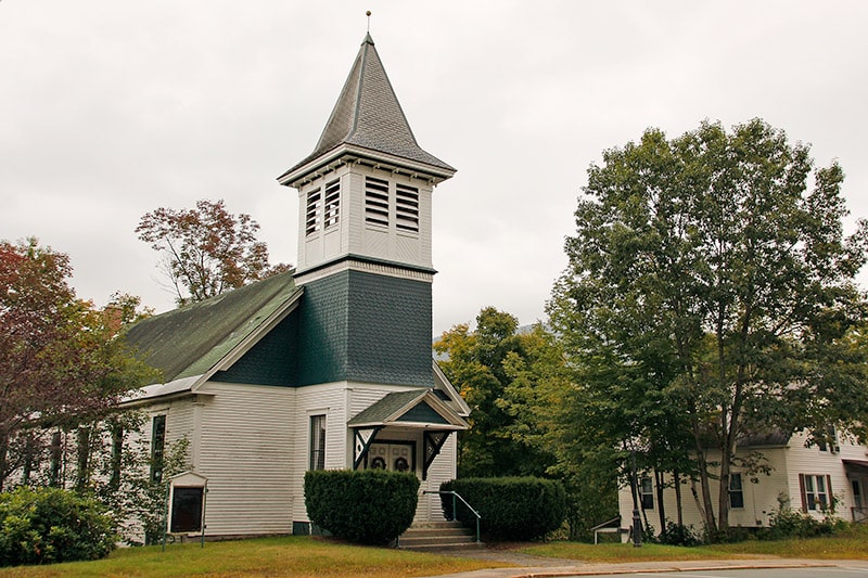 Freewill Baptist Church building.