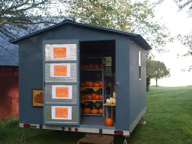 Creek Road Pumpkin Shanty--Ready for Business