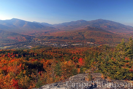 Red Foliage Dominated The Landscape In Gorham, NH This Past Weekend
