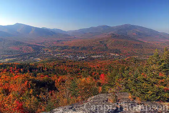 Red Foliage Dominated The Landscape In Gorham, NH This Past Weekend