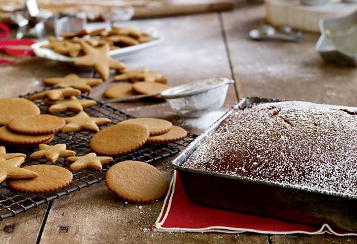 The heady aroma of warm gingerbread heralds the holiday festivities to come.
