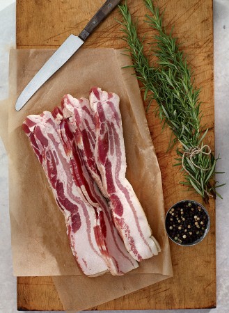 Maple-Cured Bacon by Green Mountain Smokehouse.