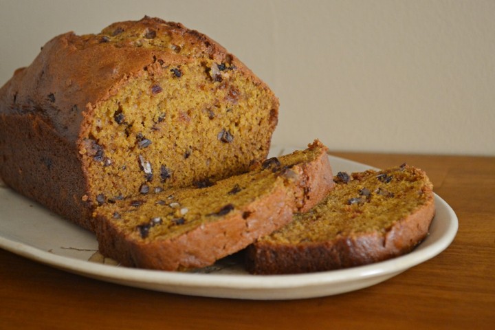 pumpkin cherry pecan bread