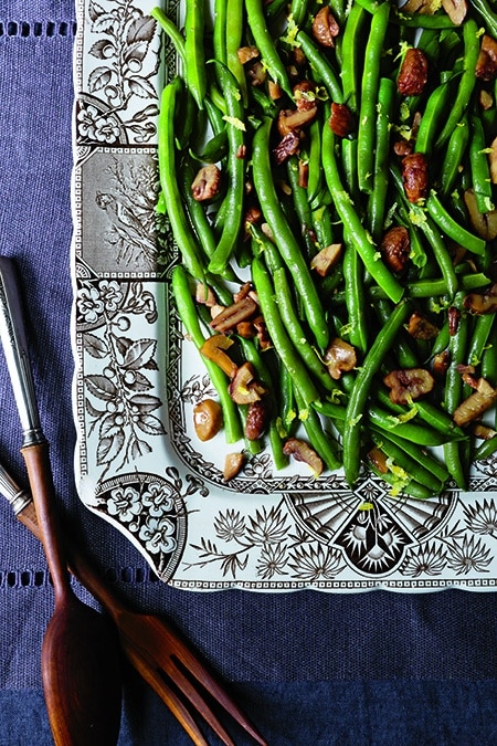 Green Beans with Chestnuts, Brown Butter &amp; Lemon