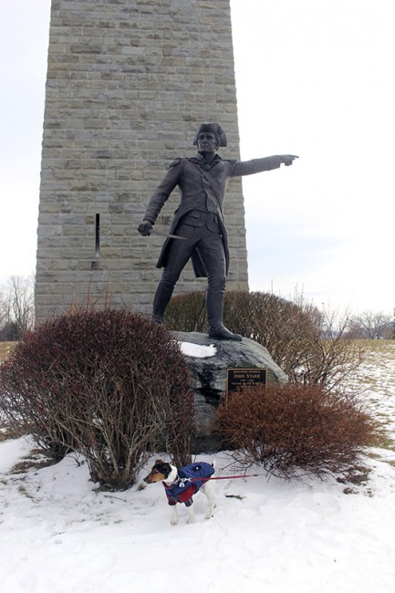 General John Start Statue at the Bennington Monument site.