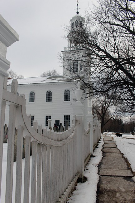 Old First Congregational Church was built in 1805 and was the first church in Vermont to represent the separation of church and state.