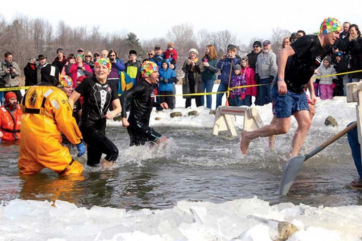 North Bennington’s Penguin Plunge is the crowning moment of the yearly Winterfest. 