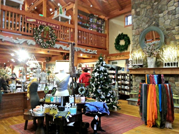 The Kringle Christmas Barn is decorated for Christmas year-round, hence the name. 