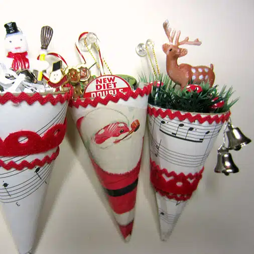 christmas cones
