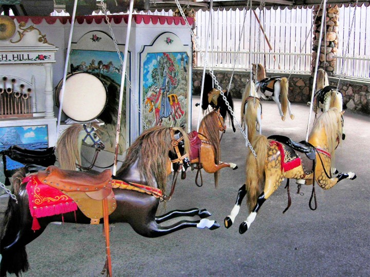 The Flying Horse Carousel in Watch Hill, RI