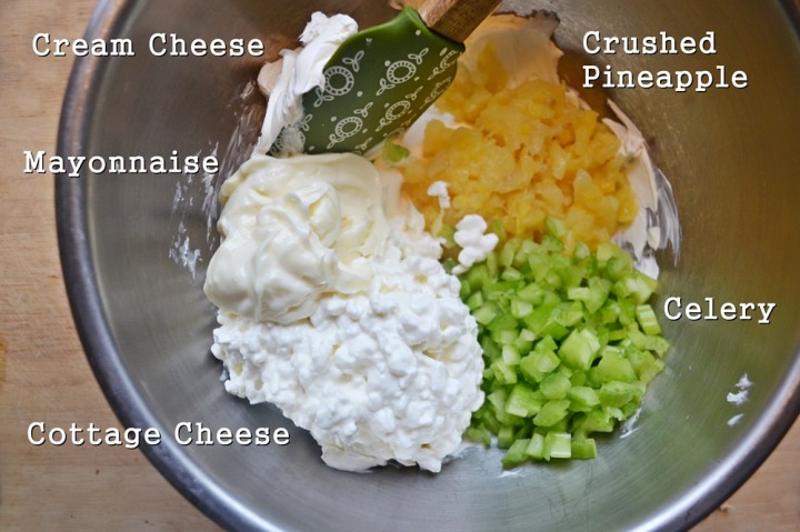 Lime-Pineapple Cheese Mold ingredients