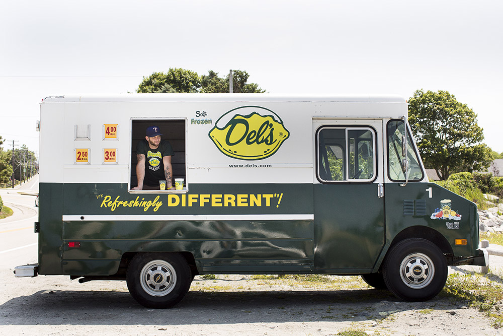 The classic Del's lemonade truck in Jamestown is a welcome sign of spring.