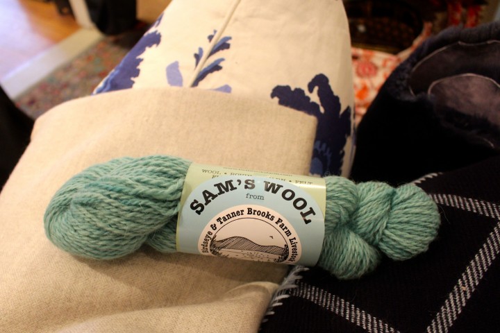 Sam Waterston's wool, on sale in At Home in the Country.