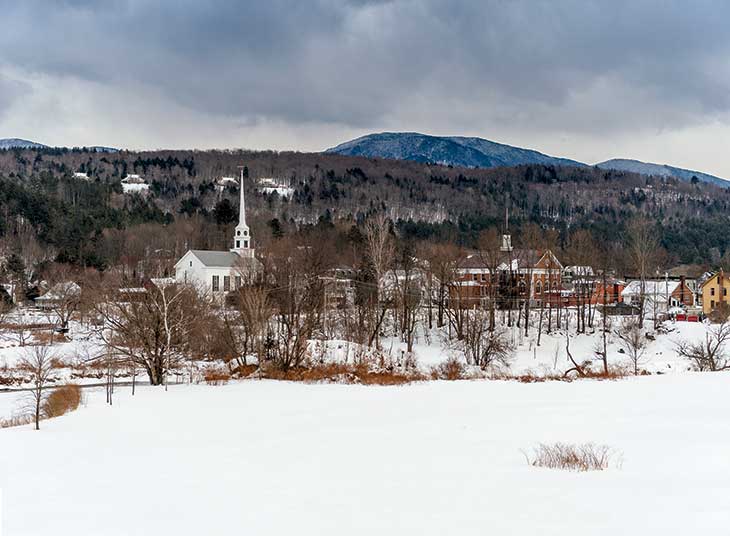 Stowe, Vermont│Las 3 mejores escapadas invernales de Nueva Inglaterra