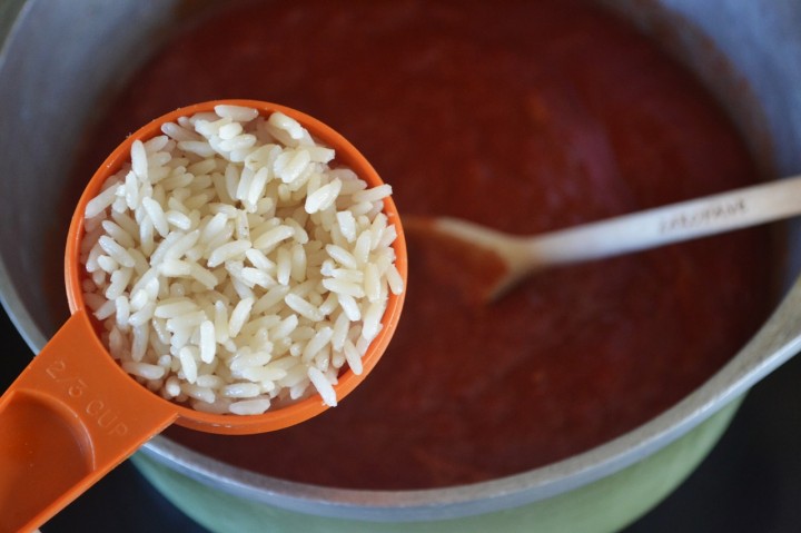 tomato soup with rice