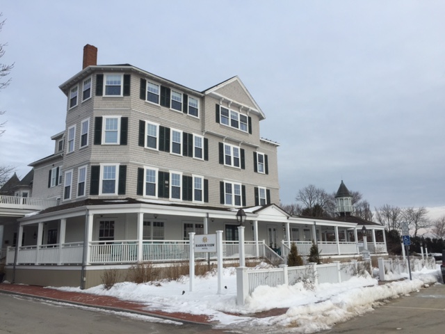 The Harbor View Hotel. The main building, shown here, was constructed in 1891. In the years since, the hotel has added cottages and accommodations. 