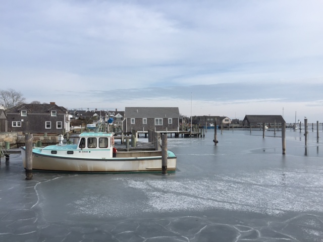 The season's more subdued tones gave the water views, like this one in Edgartown, a painterly look. 