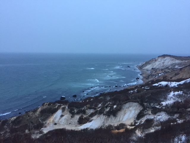 And, oh, those beautiful cliffs in Aquinnah. If it weren't for the wind, we could have stayed out there all afternoon. 