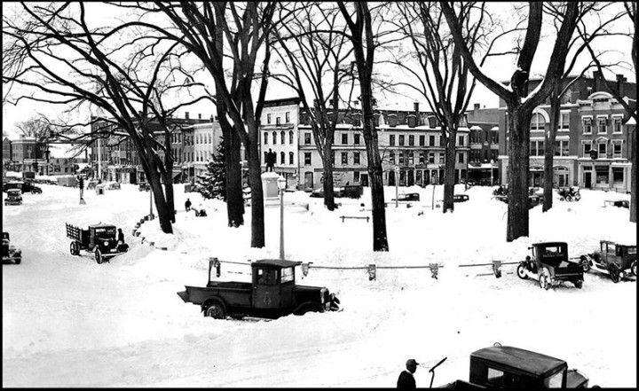 Central Square in the 1920s.