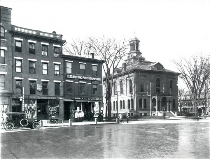 Cheshire County Courthouse between 1900 and 1920.