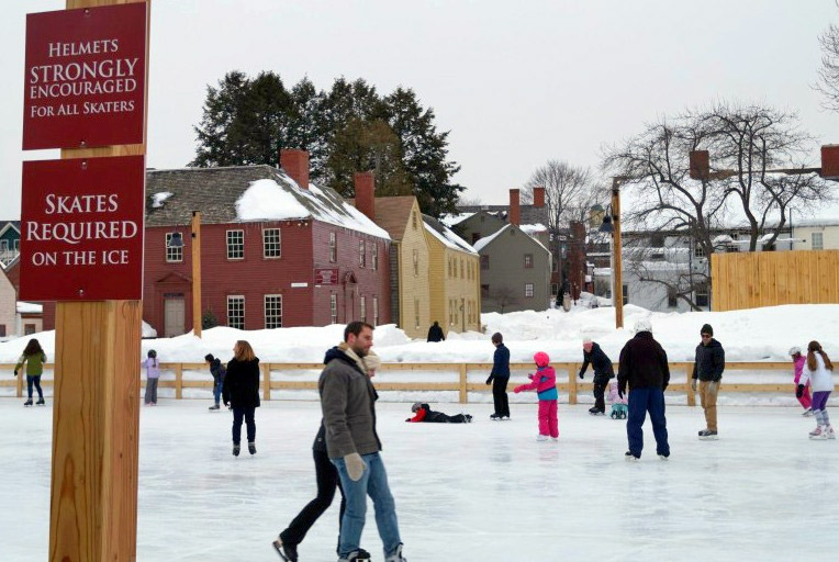 Guide to New England Outdoor Ice Skating Rinks 