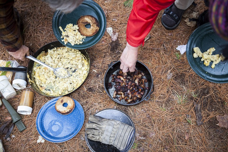 Hearty breakfasts marked the start of each day. The group often ate family style, talking about the upcoming leg of the journey and sharing stories of the previous day’s challenges and rewards. 