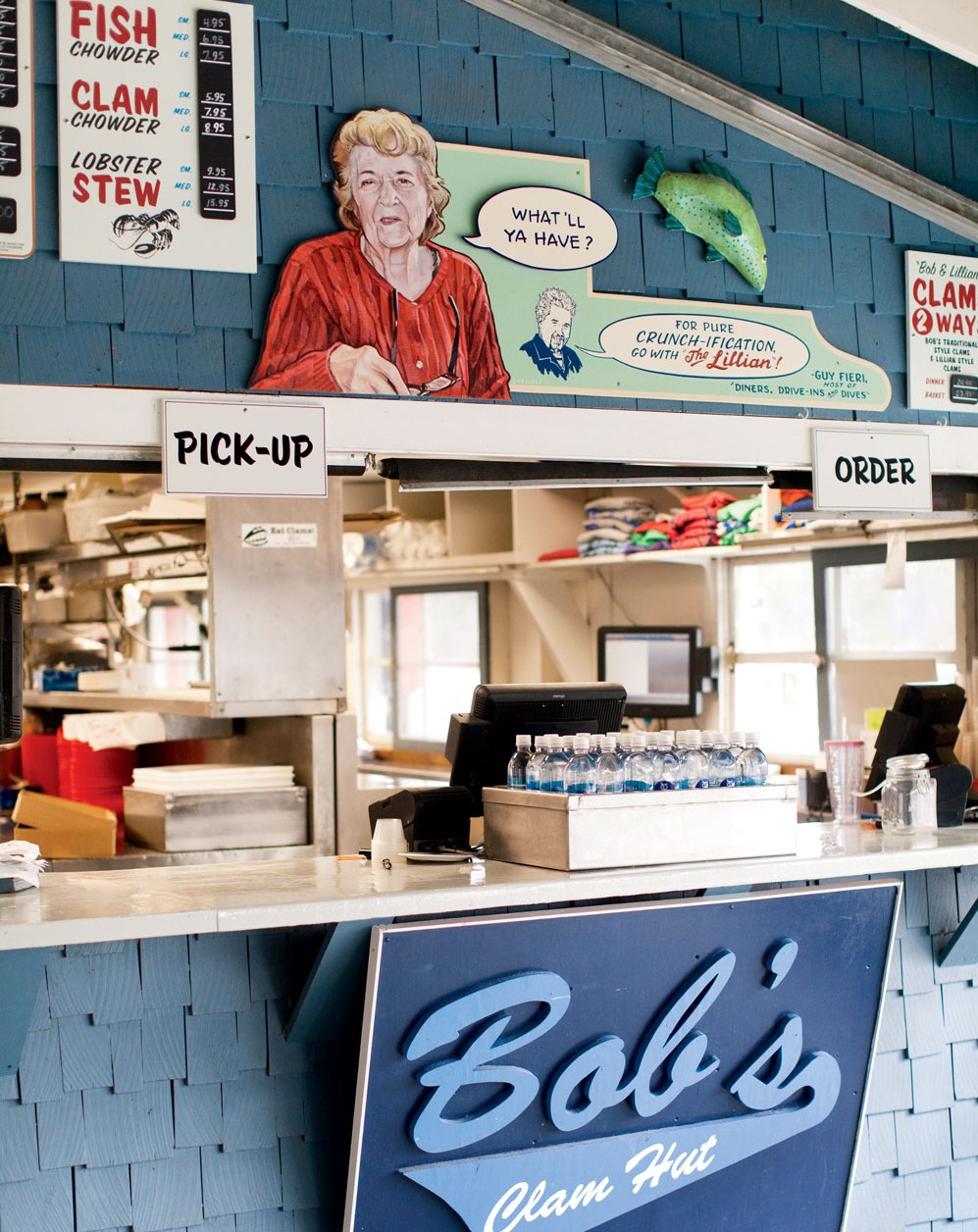 The spirit of longtime seafood chef Lillian Mangos still presides over Bob’s Clam Hut.