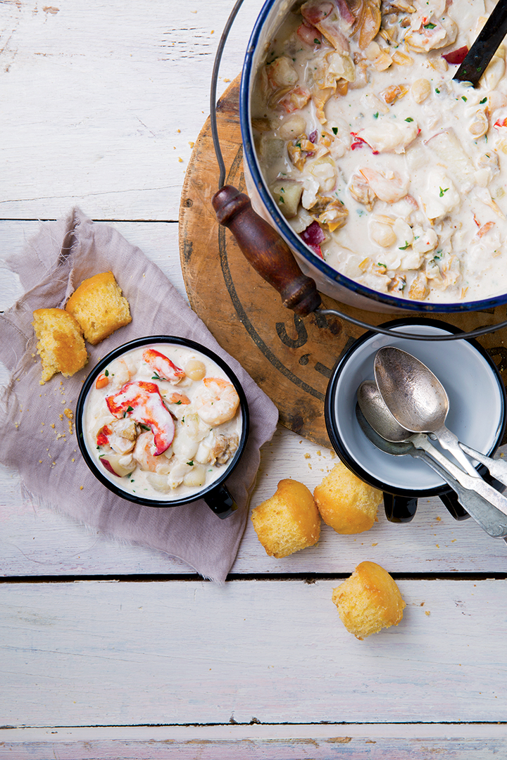 Seafood Chowder with Lobster
