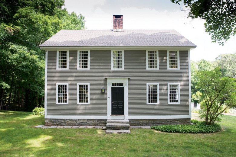 The restored house as it stands today in its new spot.